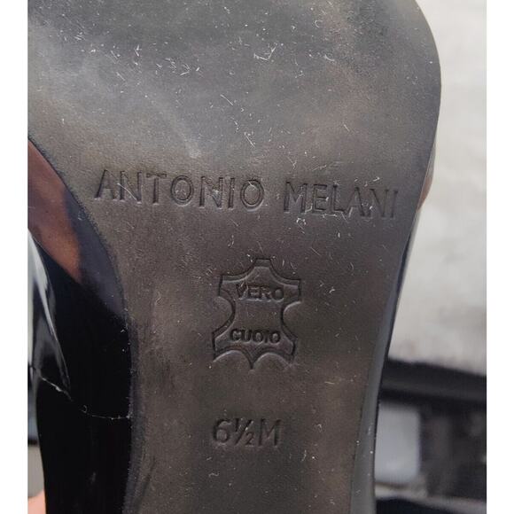 Black Leopard /Cheetah Peep Toe Pump Heel Size 6.5 M - Picture 7 of 7